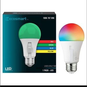 Ecosmart A19 Color Changing LED Party
Light